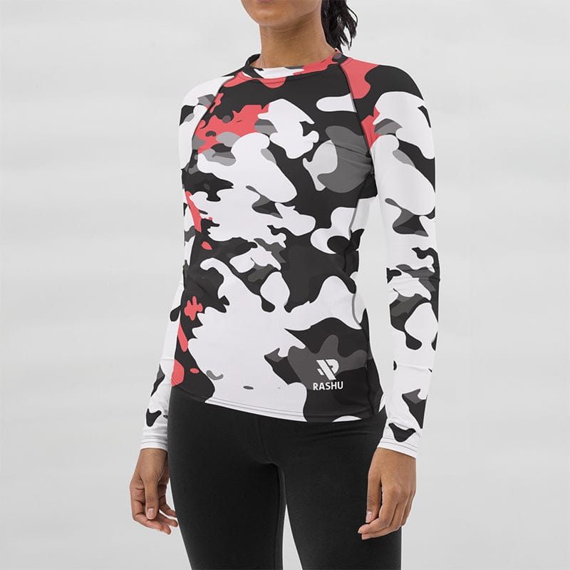 Rashguard Camouflage Urbain - Femme Votre Rash Guard, Votre Mérite | Rashu