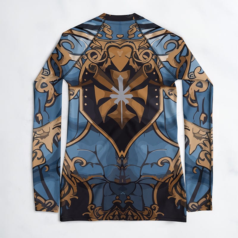 Rashguard Chevalier Azur - Femme Votre Rash Guard, Votre Mérite | Rashu