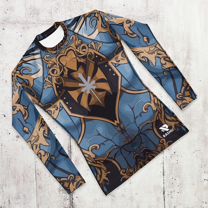 Rashguard Chevalier Azur - Homme Votre Rash Guard, Votre Mérite | Rashu