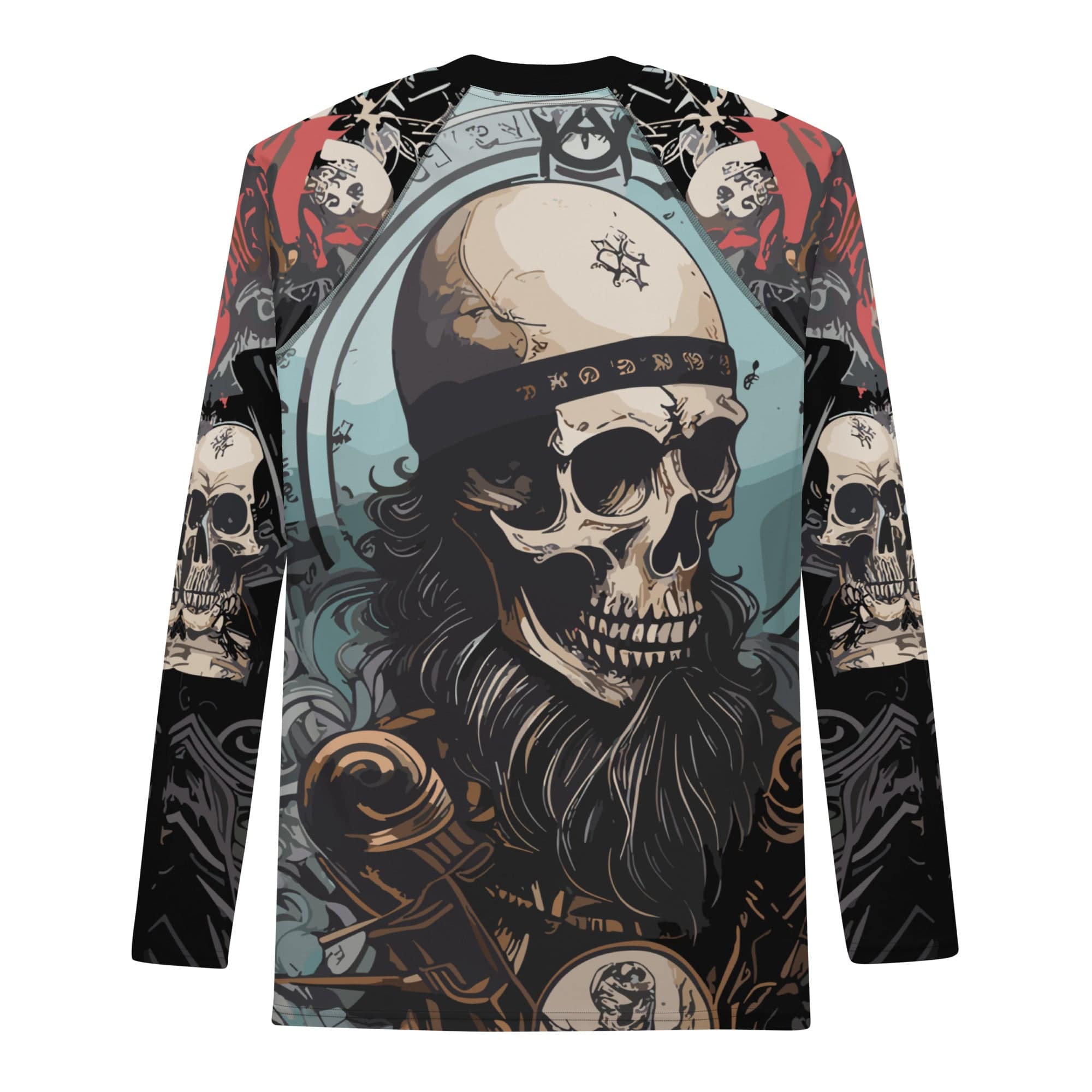 Rashguard Crane de Pirate - Homme Votre Rash Guard, Votre Mérite | Rashu