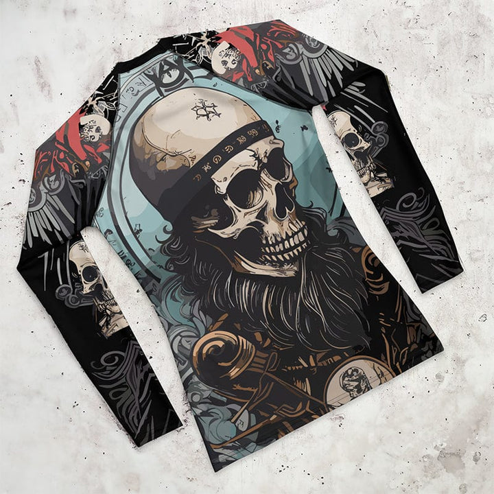 Rashguard Crane de Pirate - Homme Votre Rash Guard, Votre Mérite | Rashu