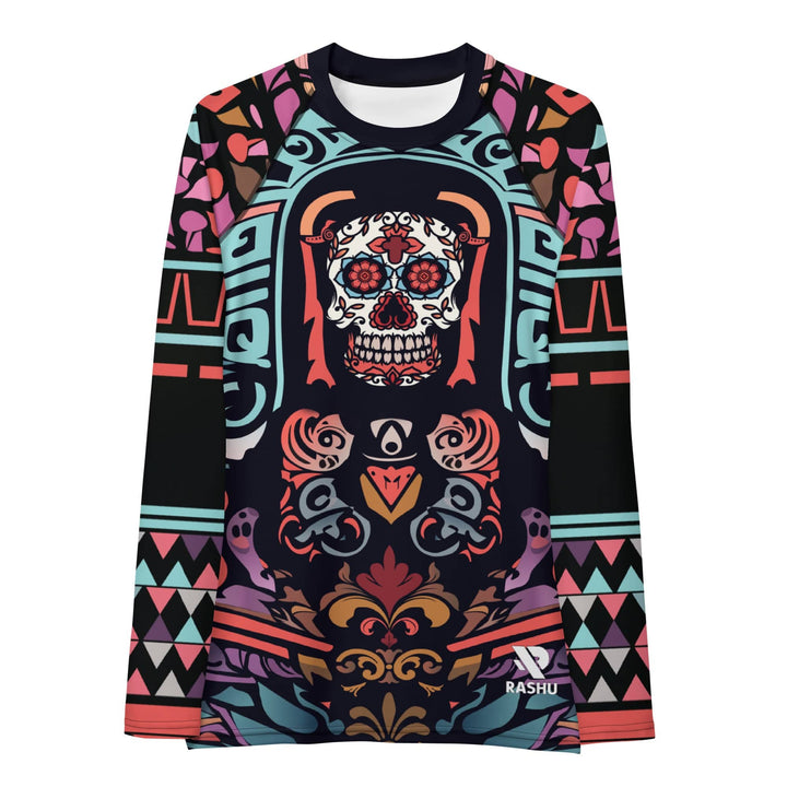 Rashguard Dia de los Muertos - Femme Votre Rash Guard, Votre Mérite | Rashu