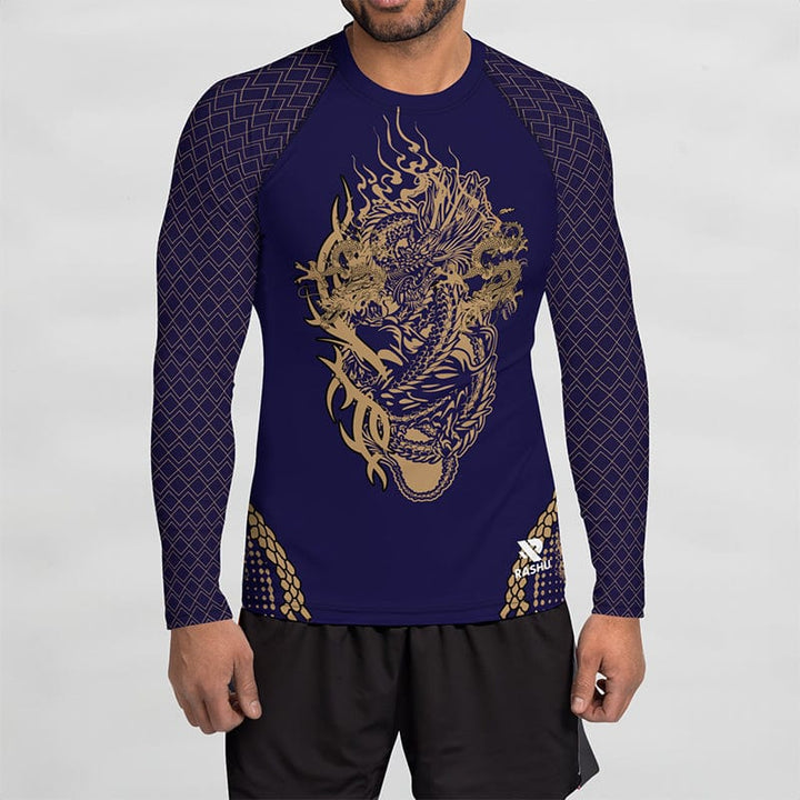 Rashguard Dragon Bleu Royal - Homme Rashu | Shop de Rash Guards Numéro 1