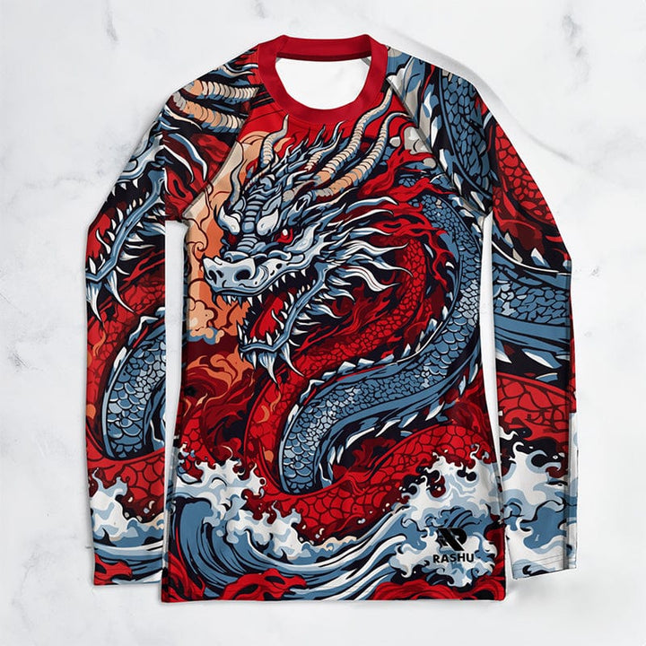 Rashguard Dragon Impérial - Femme Votre Rash Guard, Votre Mérite | Rashu