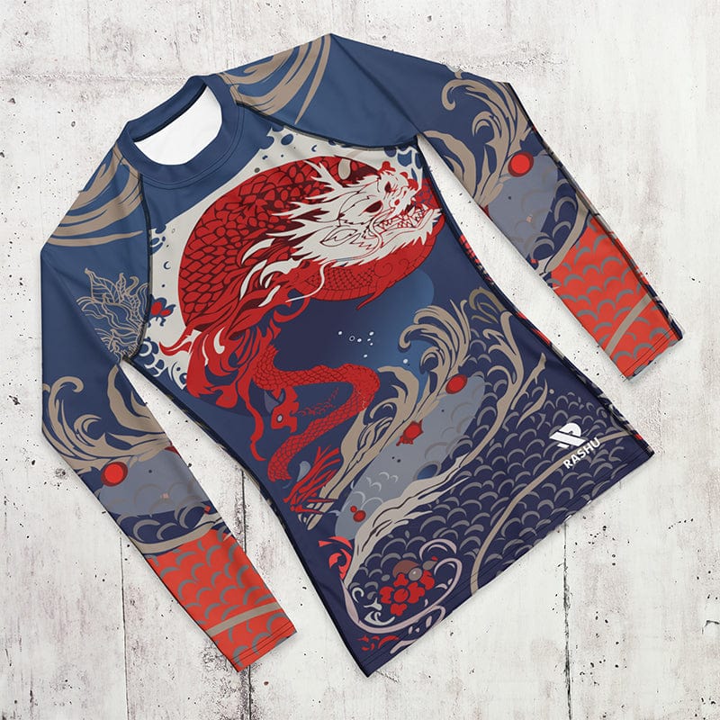 Rashguard Dragon Rouge - Homme Rashu | Shop de Rash Guards Numéro 1