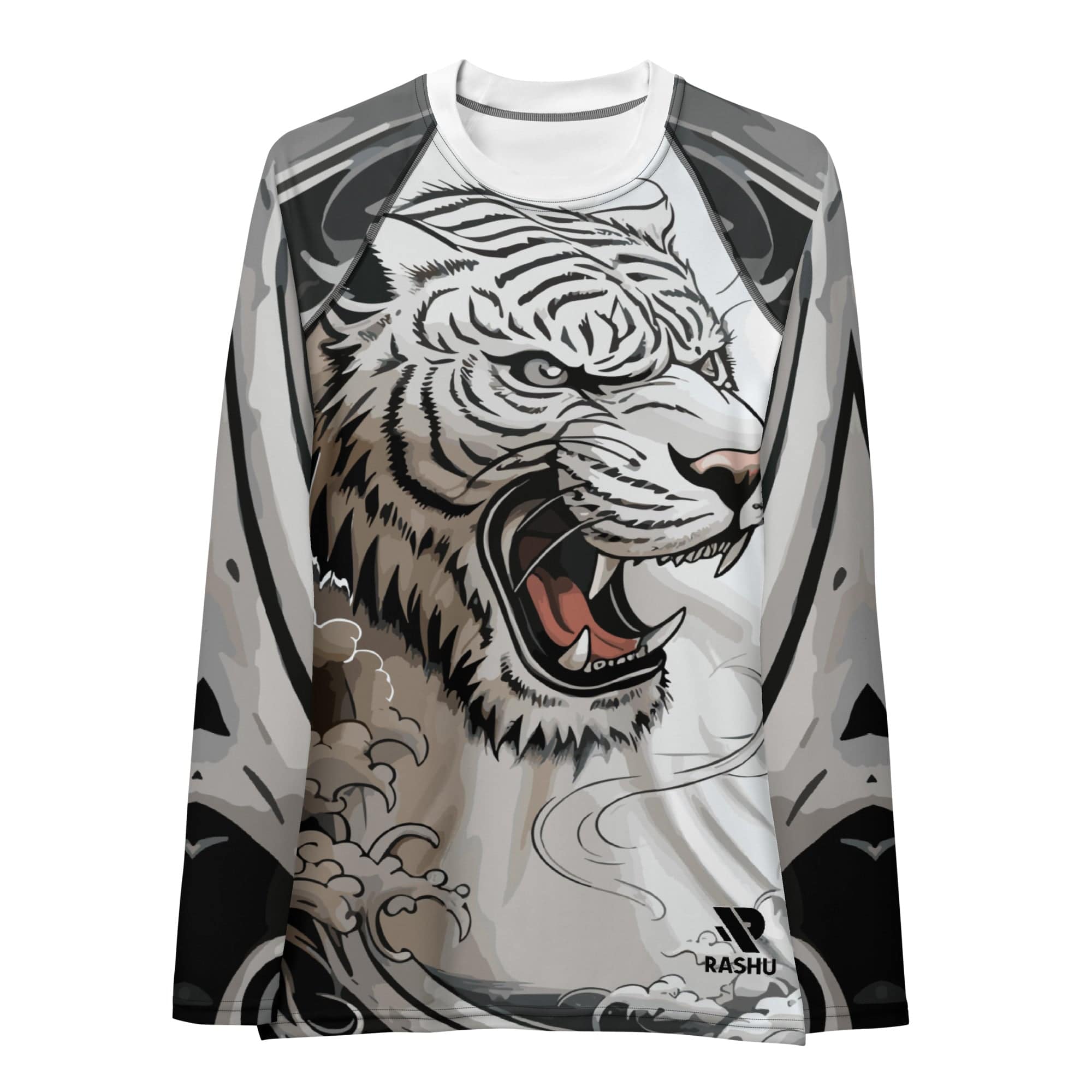 Rashguard Esprit du Tigre Blanc - Femme Votre Rash Guard, Votre Mérite | Rashu