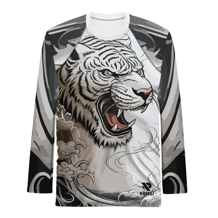 Rashguard Esprit du Tigre Blanc - Homme Votre Rash Guard, Votre Mérite | Rashu