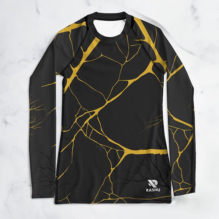 Rashguard Foudre Précise - Femme Votre Rash Guard, Votre Mérite | Rashu