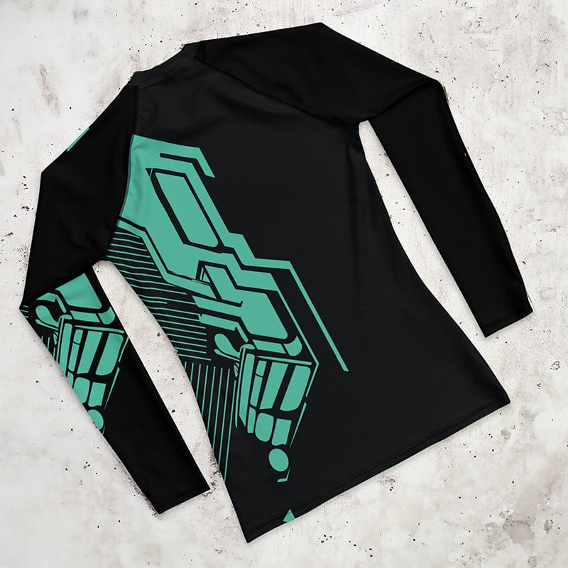 Rashguard Futuriste Cyber Agility - Homme Votre Rash Guard, Votre Mérite | Rashu