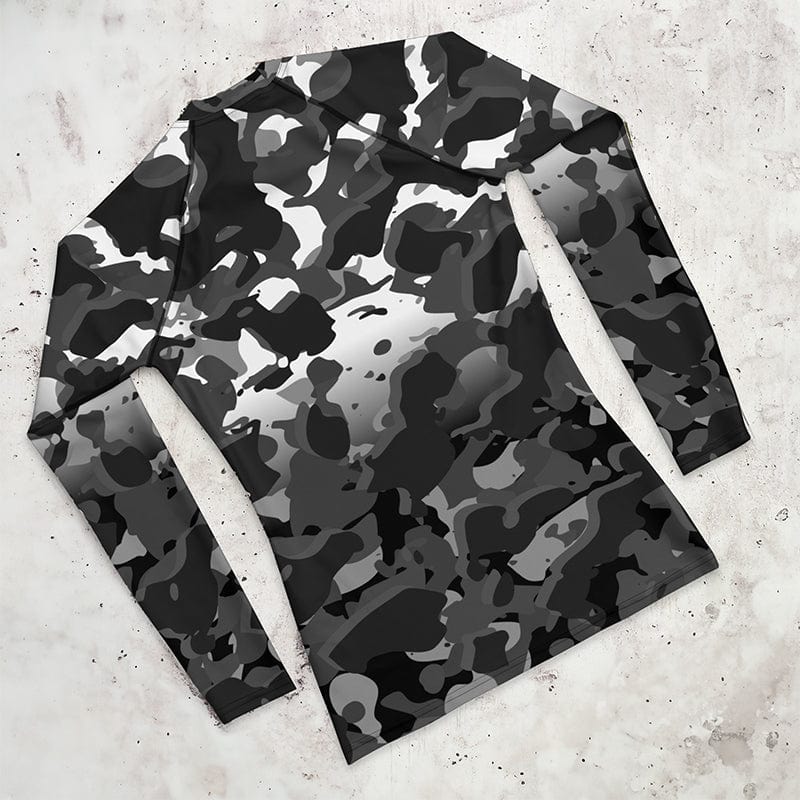 Rashguard Gris Foncé Camouflage - Homme Rashu | Shop de Rash Guards Numéro 1