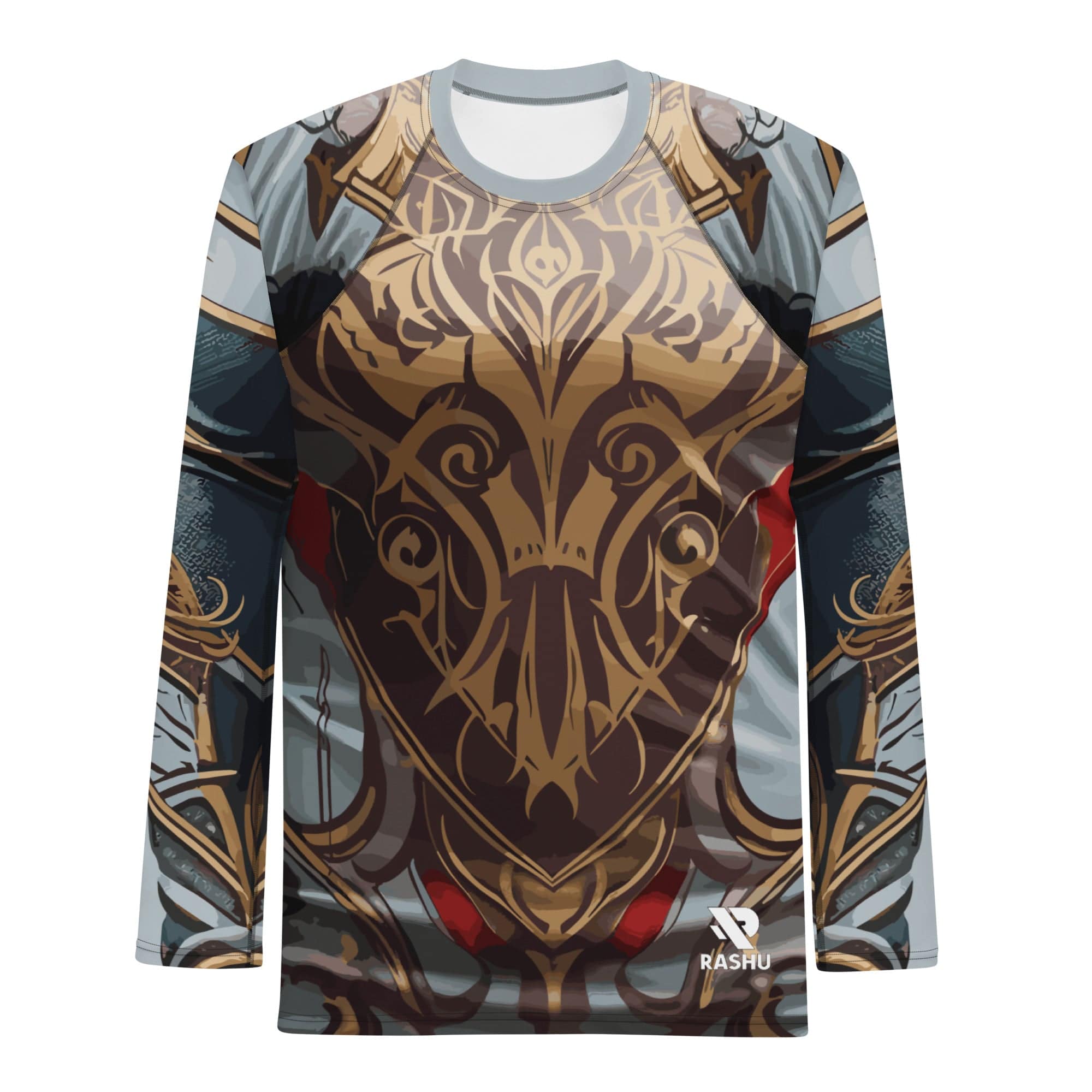 Rashguard Guerrier Ornamental - Homme Votre Rash Guard, Votre Mérite | Rashu