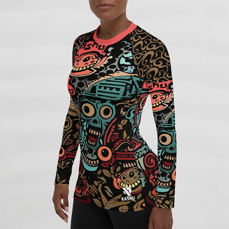 Rashguard Hypnotik Totem Coloré - Femme Votre Rash Guard, Votre Mérite | Rashu