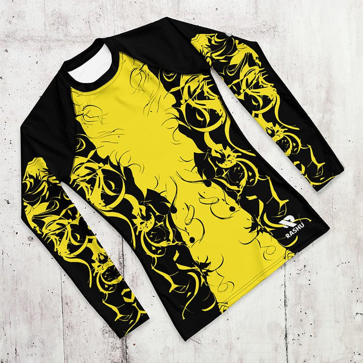 Rashguard Jaune Eclat Solaire - Homme Rashu | Shop de Rash Guards Numéro 1