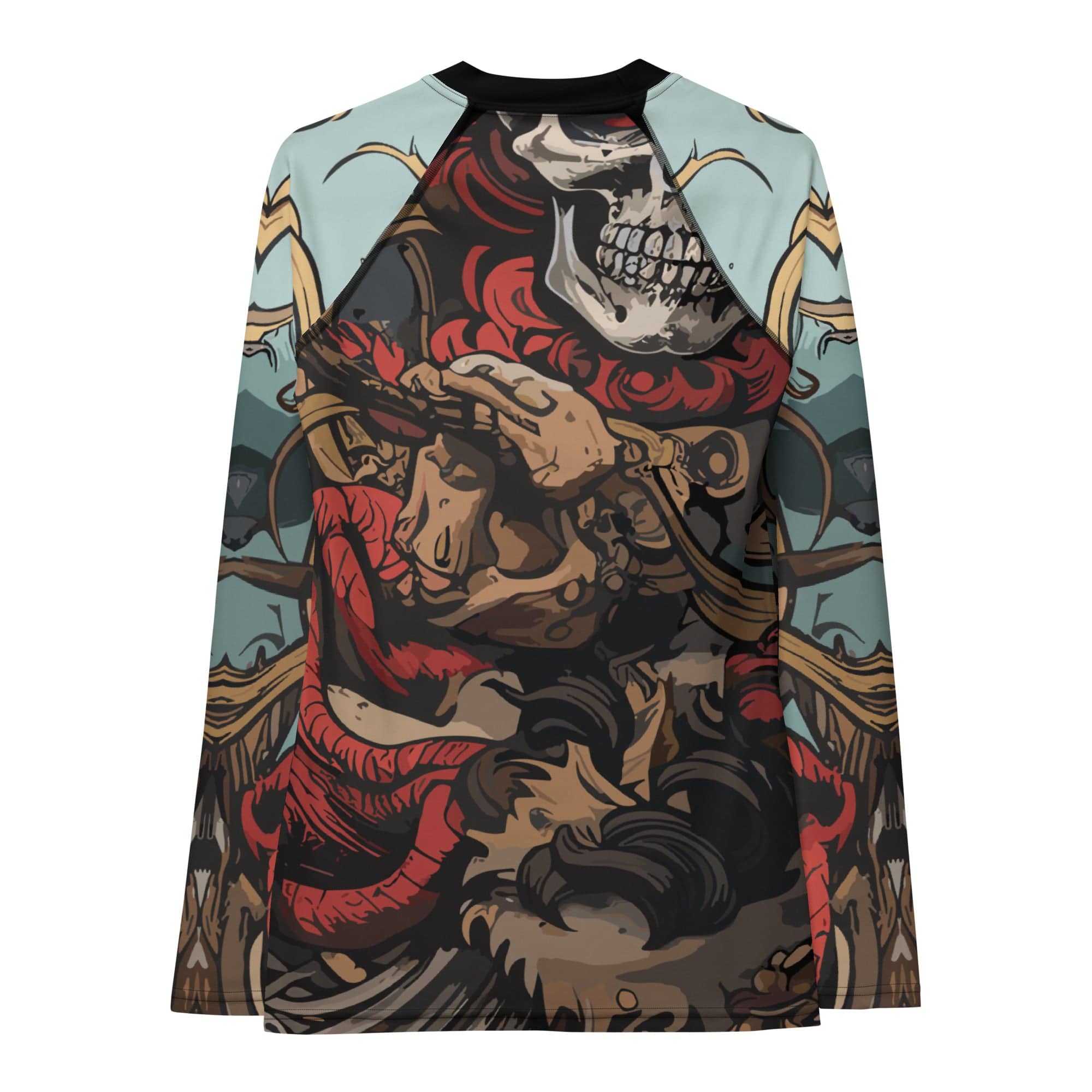 Rashguard Squelette de Pirate - Femme Votre Rash Guard, Votre Mérite | Rashu