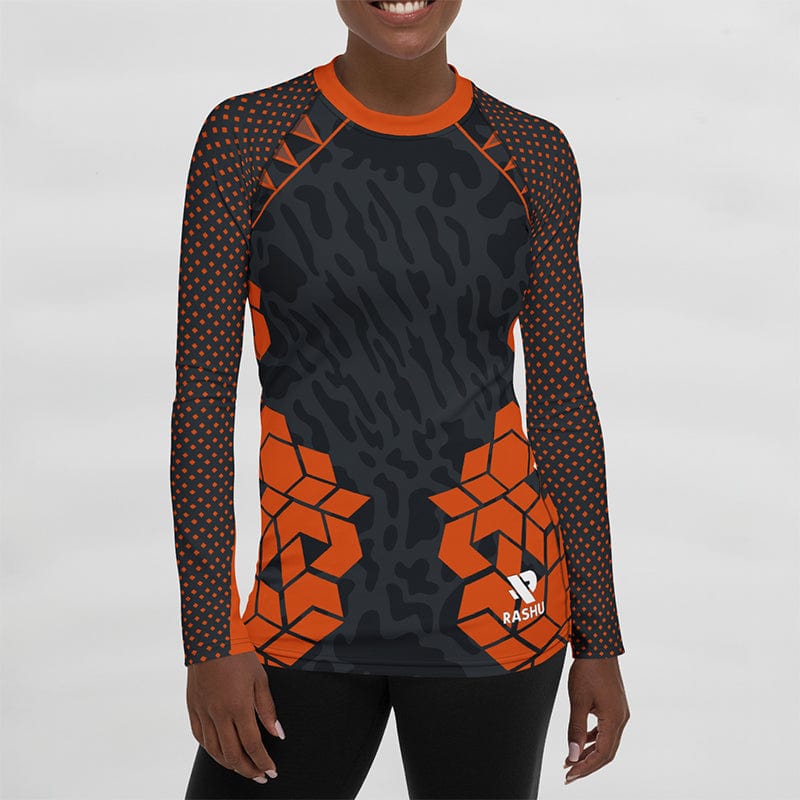 Rashguard Tactique Urbain Léopard - Femme Votre Rash Guard, Votre Mérite | Rashu