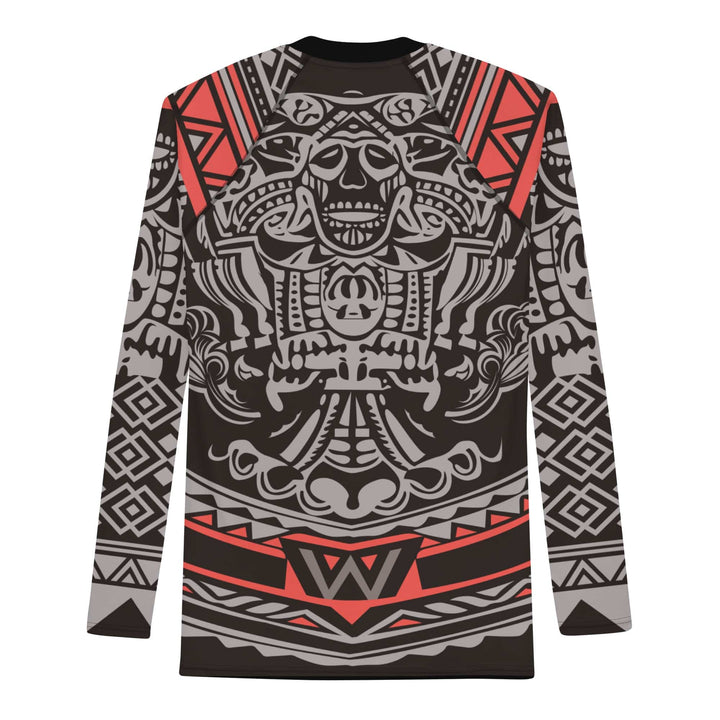 Rashguard Tribal Rouge et Noir - Homme Rashu | Shop de Rash Guards Numéro 1